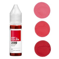 Краситель пищевой гелевый водорастворимый Art Color Pro 200 Красный бархат 60 мл ARTC-10455-60