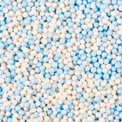 Посыпка декоративная шарики "Бело-голубые" 2 мм 1 кг tp74069