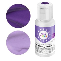 Краситель пищевой гелевый водорастворимый GLEB (CAKE) COLORS 130 Regal Purple 20 г CC130RP