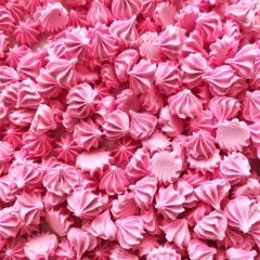 Сахарное украшение мини-безе Розовый 50 г