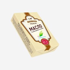 Масло сладко-сливочное несоленое MILKAVIKA 82,5% 180 г 