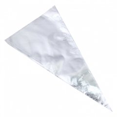 Пакетик прозрачный треугольный с поворотными стяжками 13х25 см 100 шт 28367
