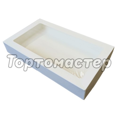 Коробка для сладостей TABOX PRO 1000 белая ForGenika 20х12х4 см 