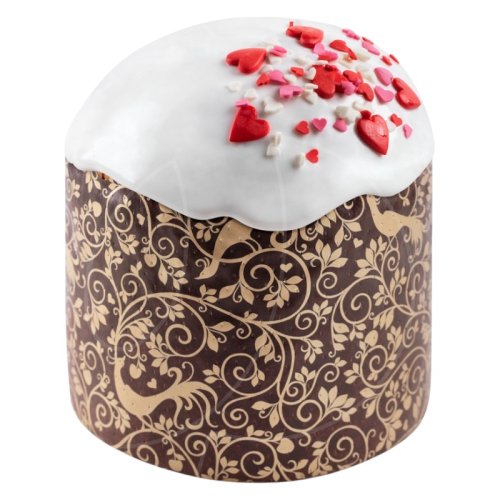 Форма для кулича "Райский сад" D90 H90 мм 10 шт pmk9090sRS