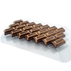 Форма пластиковая Плитка шоколада "Масонри"