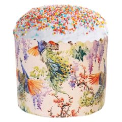 Форма для кулича "Павлины" D70 H60 10 шт pmK7060сPAV