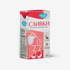 Сливки Чудское озеро 33% 1 л без скидки