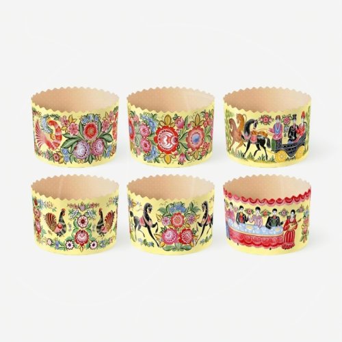 Форма для кулича "Городец" D110 H85 1 шт 