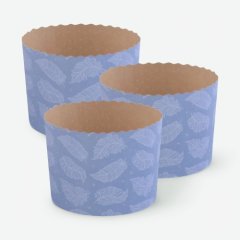 Форма для кулича "Перышко голубое" D110 H85 1 шт 