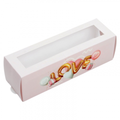 Коробка для макарон "Love" 18x5,5x5,5 см 5 шт 7126660