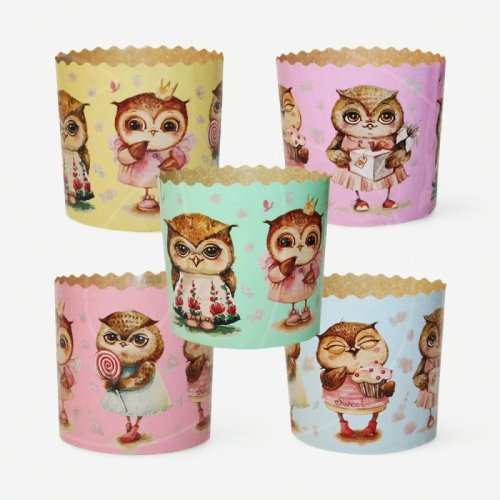 Форма для кулича "Совушки" D100 H85 1 шт 