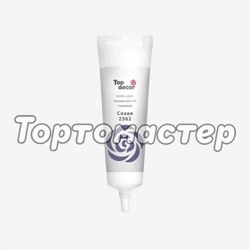 Краситель пищевой гелевый водорастворимый Top Decor "Сизый" 100 г hk69461