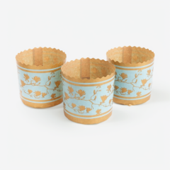 Форма для кулича "Магнолия" D90 H90 10 шт 