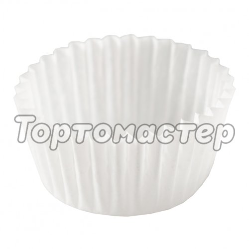 Капсула бумажная для конфет Белая D30 H16 100 шт