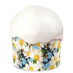 Форма для кулича "Ромашки" D90 H90 мм 1 шт 9090cI95ROM