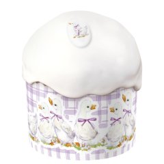 Форма для кулича "Утята" D90 H90 мм 10 шт 9090cI95UT