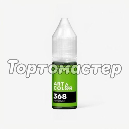 Краситель пищевой гелевый водорастворимый Art Color "Electric 368 Зелёный" 10 мл 368