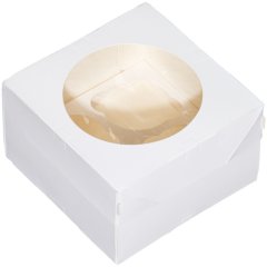 Коробка на 4 капкейка ForGenika Muf Pro Window White