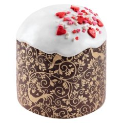 Форма для кулича "Райский сад" D90 H90 мм 10 шт pmk9090sRS