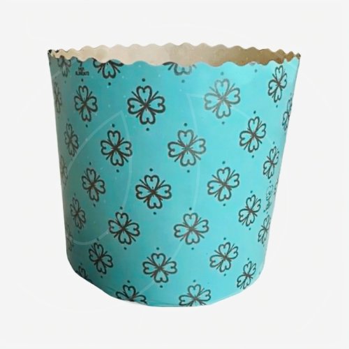 Форма для кулича "Клевер тиффани" D90 H90 10 шт PA9090RWG_R