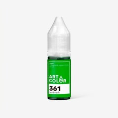 Краситель пищевой гелевый водорастворимый Art Color Base Зелёный 10 мл 