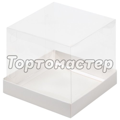 Коробка для шоколадной фигурки белая 10х10х10 см КУ-643