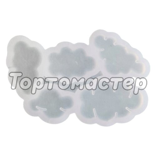 Форма силиконовая для леденцов "Облака" сф-138