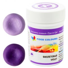 Краситель пищевой гелевый водорастворимый Food Colours Фиолетовый 35 г