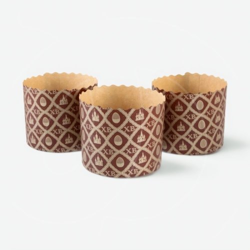 Форма для кулича "Золото ХВ" D70 H70 мм 10 шт 211839