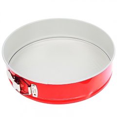 Форма металлическая разъёмная с керамическим покрытием Круг красный 26 см 1277146