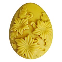 Молд силиконовый Яйцо с цветами 1630