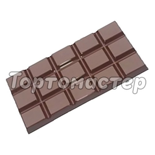 Форма пластиковая для шоколада Плитка шоколада мини 4 шт