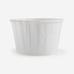 Капсула бумажная с подворотом Белая (без ламинации) D50 H40 1 шт 36676; 7450238