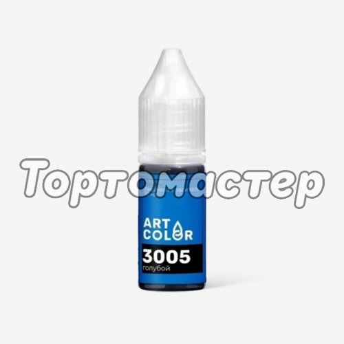 Краситель пищевой гелевый водорастворимый Art Color "Electric 3005 Голубой" 10 мл 3005