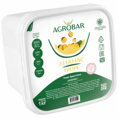 Пюре замороженное AGROBAR Ананас 250 г 