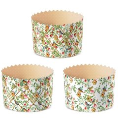 Форма для кулича "Птички" D70 H85 10 шт pmK7085сPS, 7085cI95PS