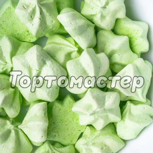 Украшение кондитерское сахарное мини-безе "Зелёное" 50 г 22415