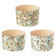 Форма для кулича "Птички" D70 H60 мм 100 шт 31583,  pmK7060сPS