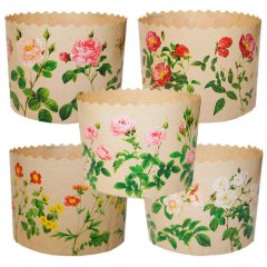 Форма для кулича "Цветы" D70 H60 1 шт pmk7060cCVET