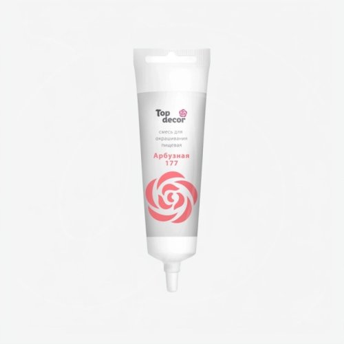 Краситель пищевой гелевый водорастворимый Top Decor Арбузный 100 г hk69669