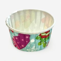 Капсула бумажная с ламинацией "Новогодние подарки" D50 H40 1 шт 			