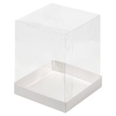 Коробка для шоколадной фигурки белая 10х10х14 см 5 шт КУ-644