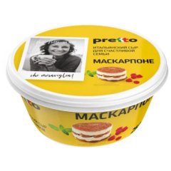 Сыр маскарпоне Pretto 80% 250 г без скидки