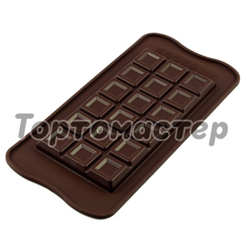 Форма силиконовая для шоколада Silikomart Плитка SCG37