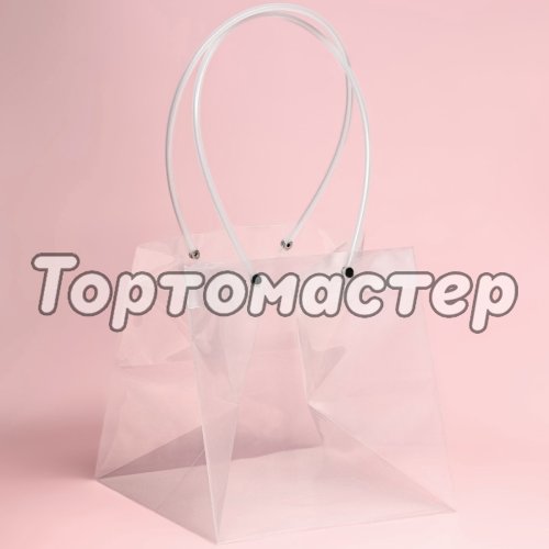 Пакет прозрачный с ручками 31х30х31 см 10068469