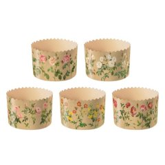 Форма бумажная Цветы Микс D60 H45 мм 1 шт 31585, pmK6045cCVET