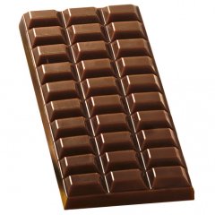 Форма пластиковая для шоколада Плитка "30 плиточек"