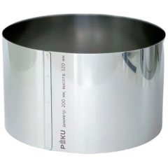 Форма металлическая PEKU Кольцо высокое H12 D20 см К/12/20