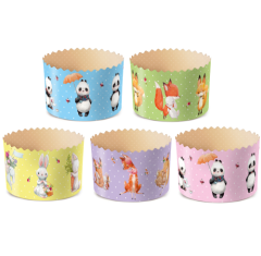 Форма для кулича "Зверята" D70 H60 1 шт 