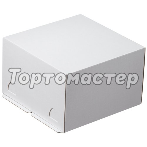Коробка для торта белая ForGenika 30х30х19 см ForG STANDARD W 300*300*190 S